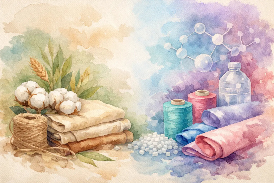 Natuurlijke stoffen versus synthetische stoffen