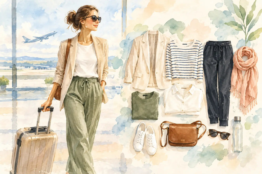Beste kleding voor handbagage reizen, licht en stijlvol