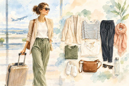 Beste kleding voor handbagage reizen, licht en stijlvol