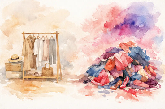 Capsule garderobe versus fast fashion uitgelegd