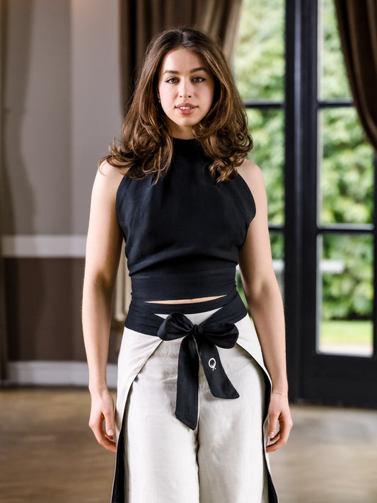 No. 3 Wrap Top Linen