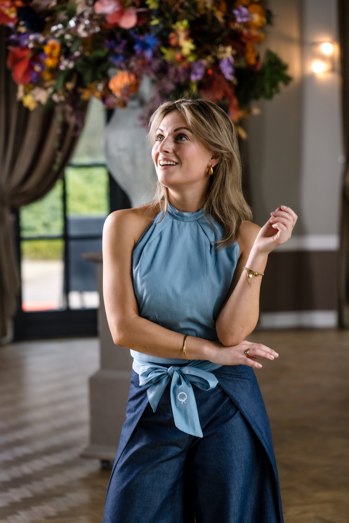 No.3 Wrap Top Denim