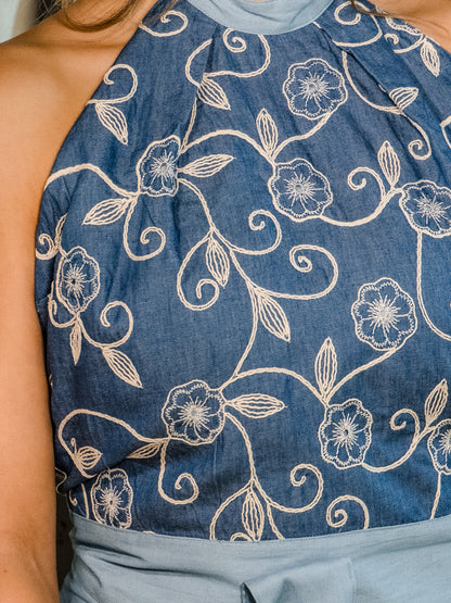 No.3 Wrap Top Denim