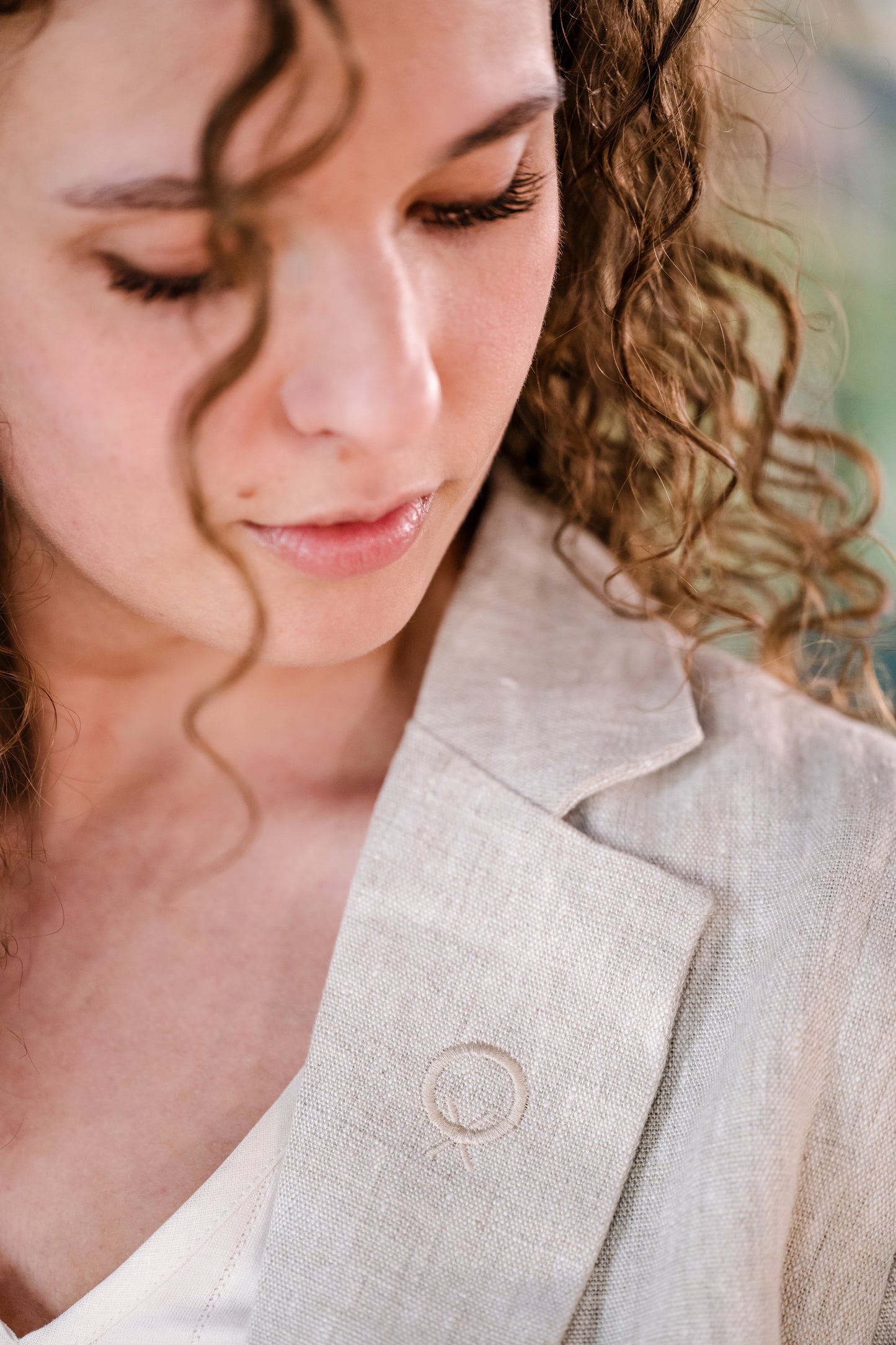 No.4 Blazer/Gilet Natural Linnen PRE ORDER