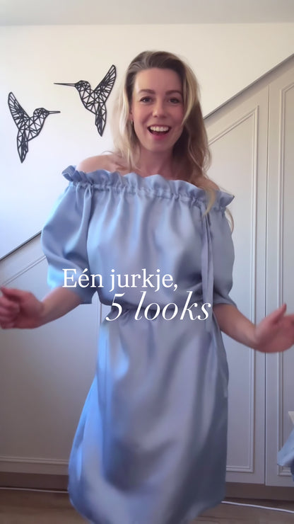 No.6 Multi-way Zijden Jurk