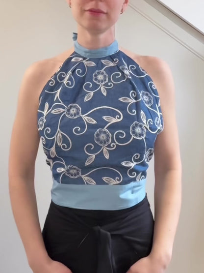 No.3 Wrap Top Denim